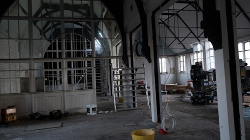 Works inside the Kirkgate building.