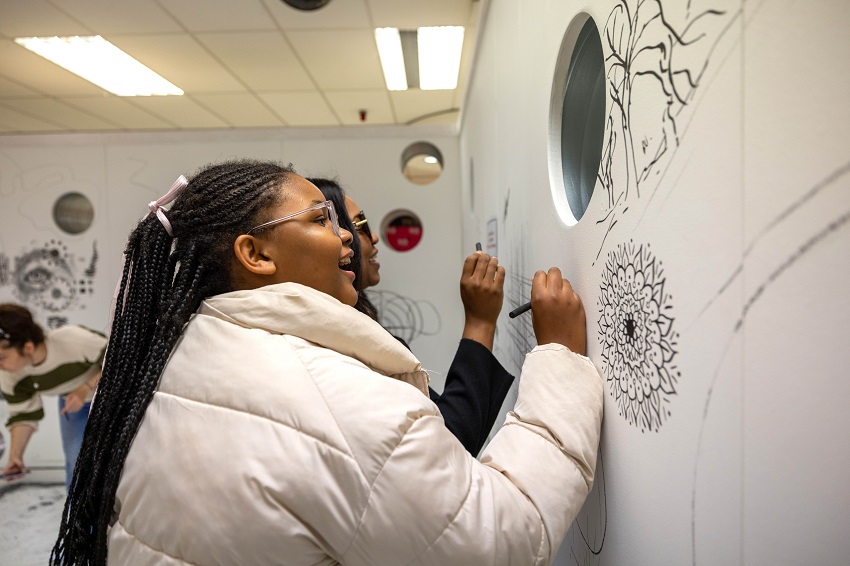 The Mega Drawing Box event spearheaded by Keighley Creative.