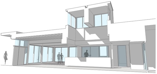 Artist's impression of The Community, Arts, Heritage and Future Technology Hub